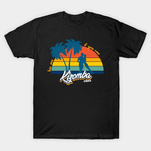 Kizomba vibes sunrise African couple dance T-Shirt by geekmethat